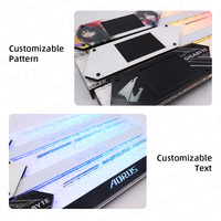 Uchwyt GPU LCD RGB VGA wsparcie 2.2 Cal wyświetlacz wykrywanie temperatury ROG karty graficzne stojak uchwyt karty wideo AURA SYNC MOD 4